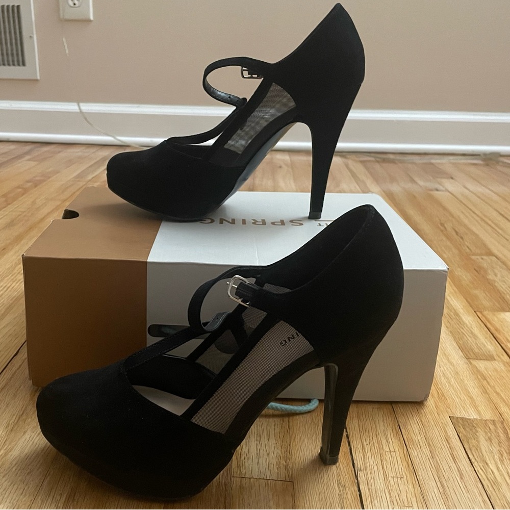 Call it Spring Letigione black heels